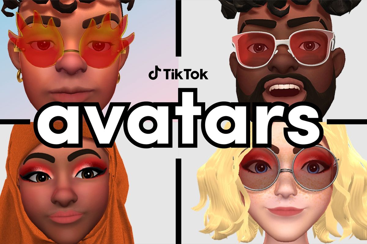 Ilustrasi fitur Avatar Tiktok