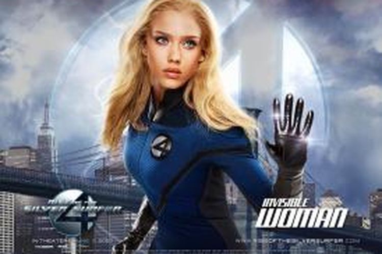 Invisible Woman dalam Fantastic Four: Rise of the Silver Surfer.