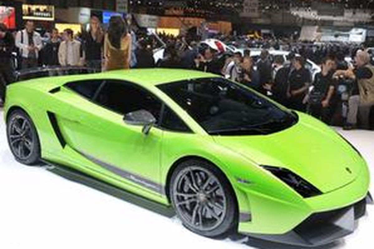 Superleggera dipajang di Pameran Mobil Jenewa yang berlangsung saat ini.