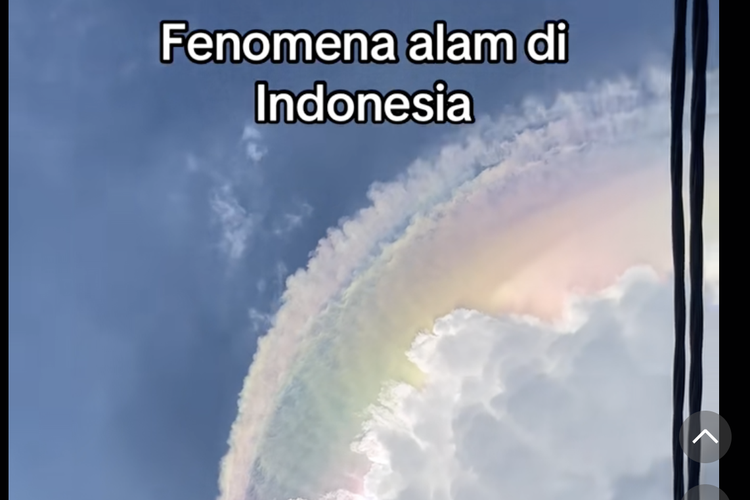 Fenomena Awan Pelangi Muncul di Langit Bekasi dan Bogor, Ini Penjelasan BMKG