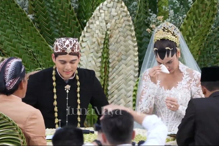 Tangis Haru Luna Maya Saat Maxime Bouttier Ucapkan Ijab Kabul