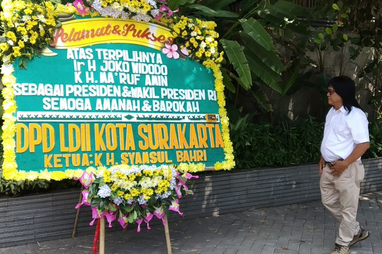 Kakak kandung Ibu Negara Iriana, Haryanto di Solo, Jawa Tengah, Selasa (21/5/2019).