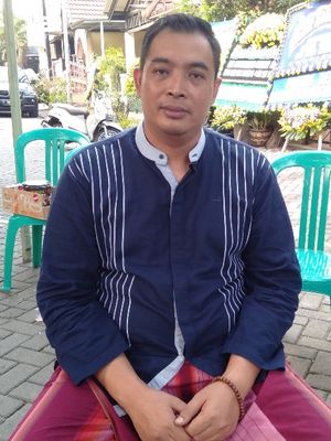 Farid Abdurrahman (42) ayah dari Aurrelia Qurratuaini saat ditemui di rumahnya di kediamanya di Cipondoh, Tangerang, Jumat (2/8/2019)