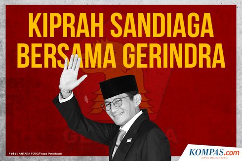 INFOGRAFIK: Kiprah Sandiaga Uno Bersama Gerindra