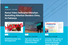 [POPULER TREN] Ramai Video Helikopter Disebut Kibarkan Bendera China | Cara Dapat Bantuan Kuota Kemendikbud