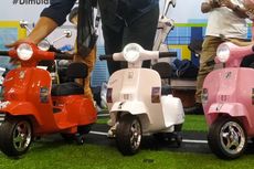 Motor Listrik Mainan di GIIAS 2022 Diserbu Anak Kecil