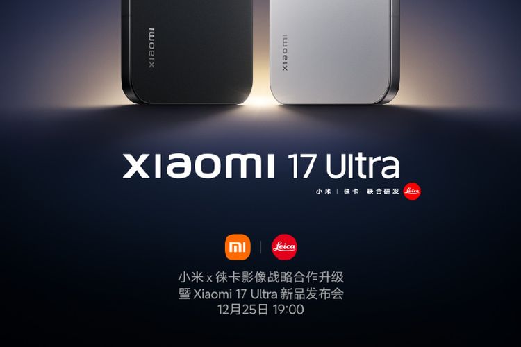 poster tanggal peluncuran Xiaomi 17 Ultra.