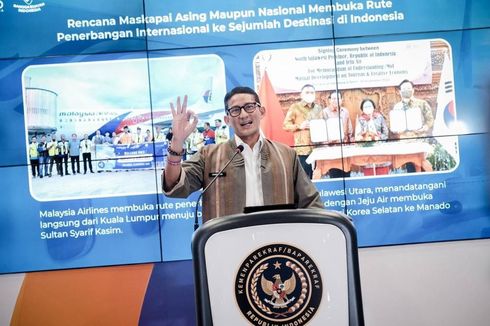 Sandiaga: Maskapai Asing Mulai Buka Penerbangan ke Indonesia