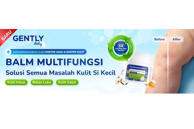 Gently Baby Hadirkan Multipurpose Balm, Solusi Masalah Kulit pada Anak