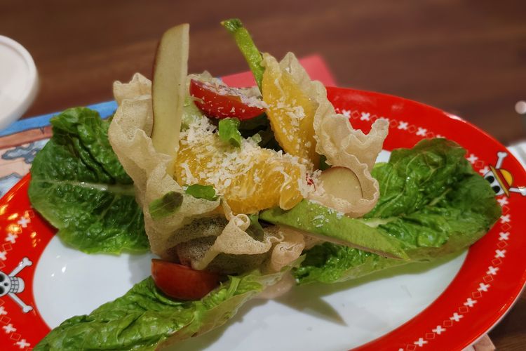 Summer Salad, appetizer at One Piece Cafe Indonesia, Senayan Park, Tuesday (19/11/2024). 