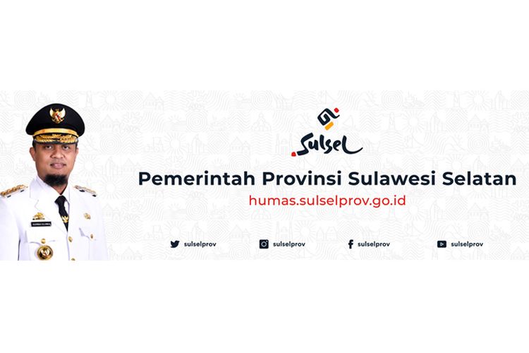 Situs web Pemprov Sulsel.