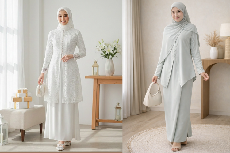 One set kebaya jadi tren Lebaran 2026. Praktis, elegan, dan fleksibel, bisa dipakai saat Hari Raya hingga kondangan tanpa ribet mix and match.
