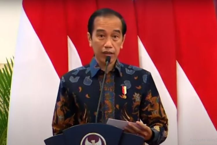 Sambutan Presiden RI Joko Widodo pada pembukaan IIMS Hybrid 2021.