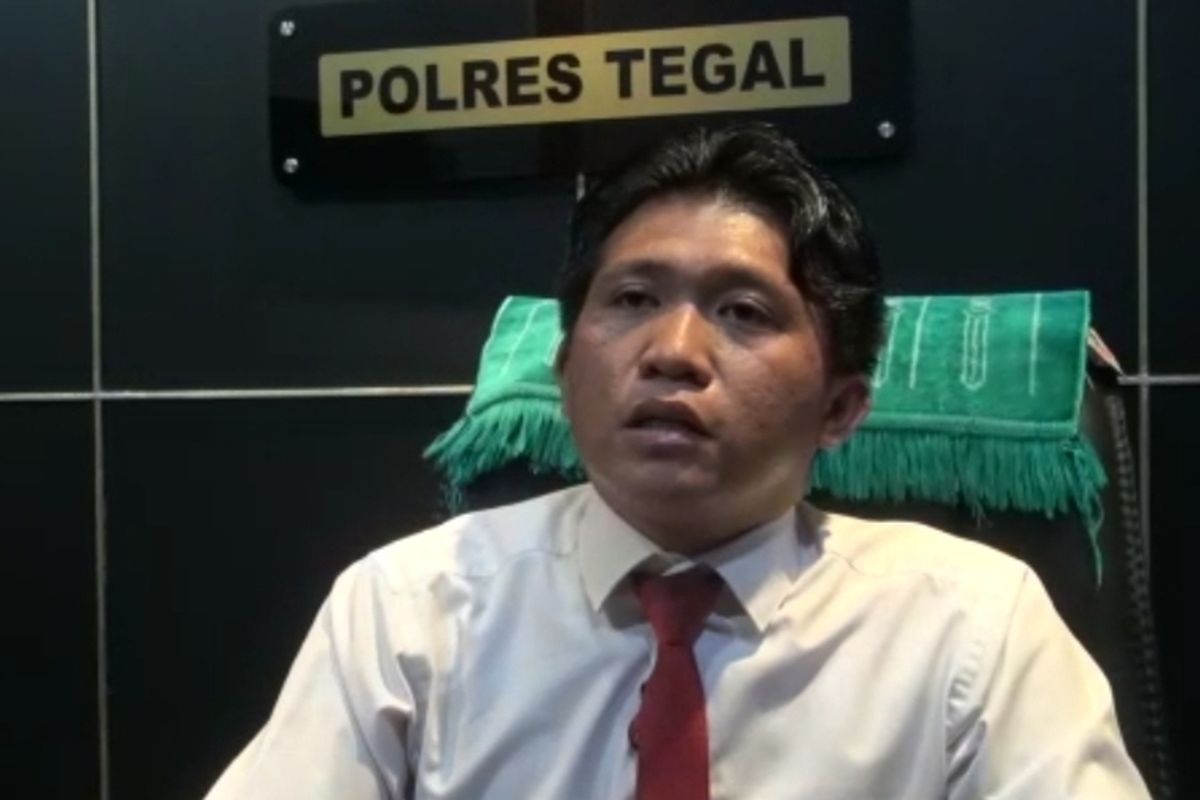 Kasatreskrim Polres Tegal AKP Vonny Farizky, di Markas Polres Tegal, Senin (13/3/2023). 