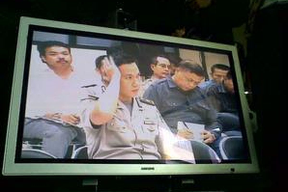 Kompol Arafat saat sidang kode etik profesi