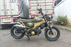 Modifikasi Kawasaki Athlete, Dibikin Mirip Honda Monkey