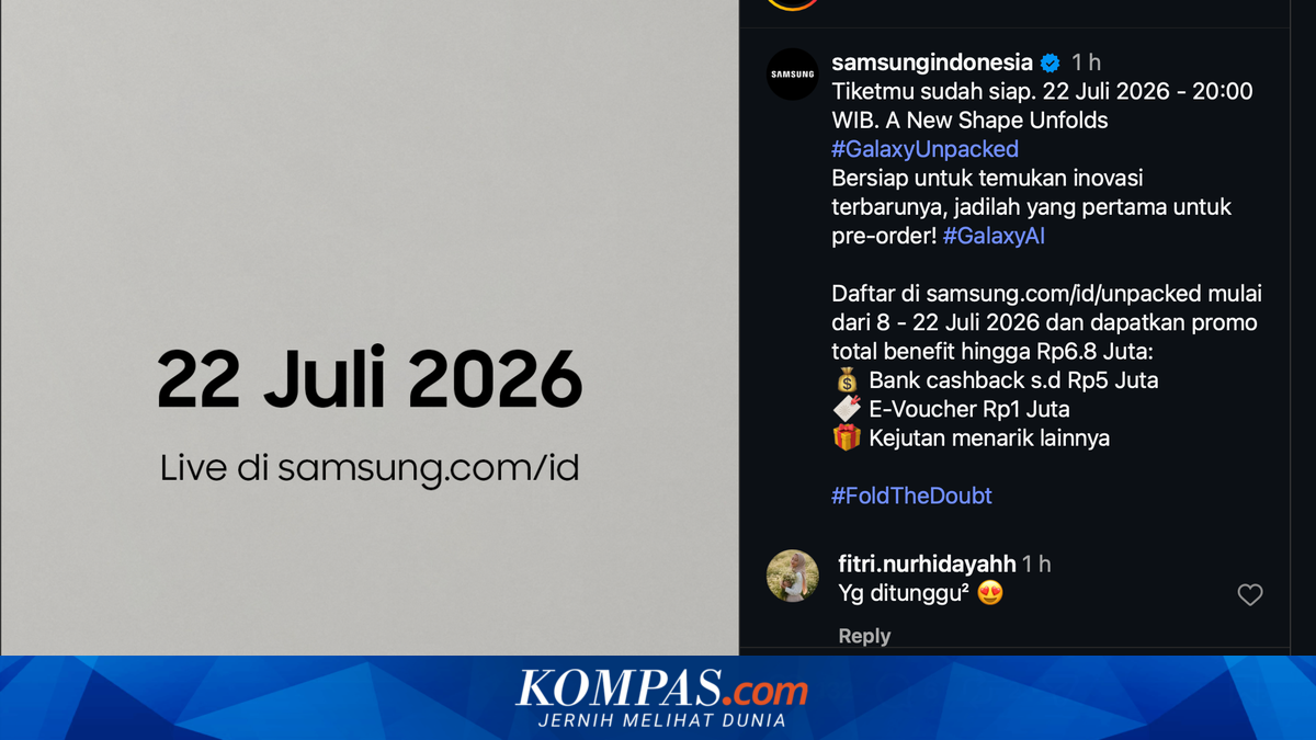 Samsung Gelar Galaxy Unpacked 22 Juli, Galaxy Z Fold 8 Meluncur?