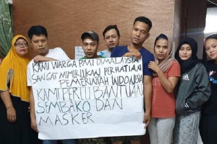 Sekelompok tenaga kerja Indonesia (TKI) di Malaysia meluncurkan kampanye permintaan bantuan logistik buntut perpanjangan masa lockdown untuk memerangi virus corona.