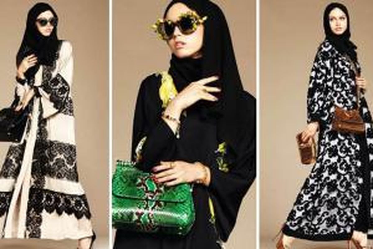 Koleksi busana muslim dari rumah mode Dolce&Gabbana