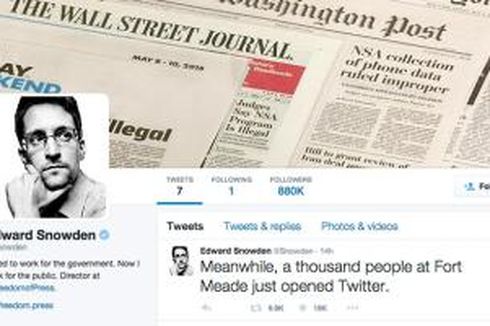 Buronan Spion AS Itu Kini Punya Akun Twitter