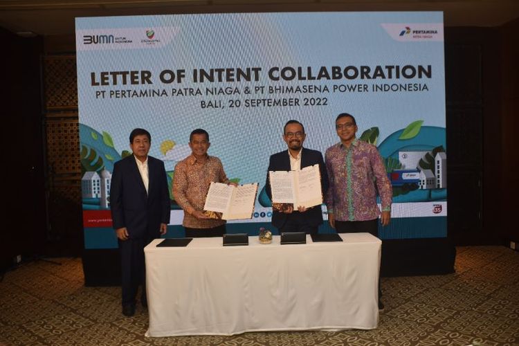 Green Fuel Project diperkenalkan oleh pihak Pertamina Patra Niaga saat konferensi dan pameran batubara tahunan, Coaltrans Asia, yang diselenggarakan di Bali, Selasa (20/9/2022).