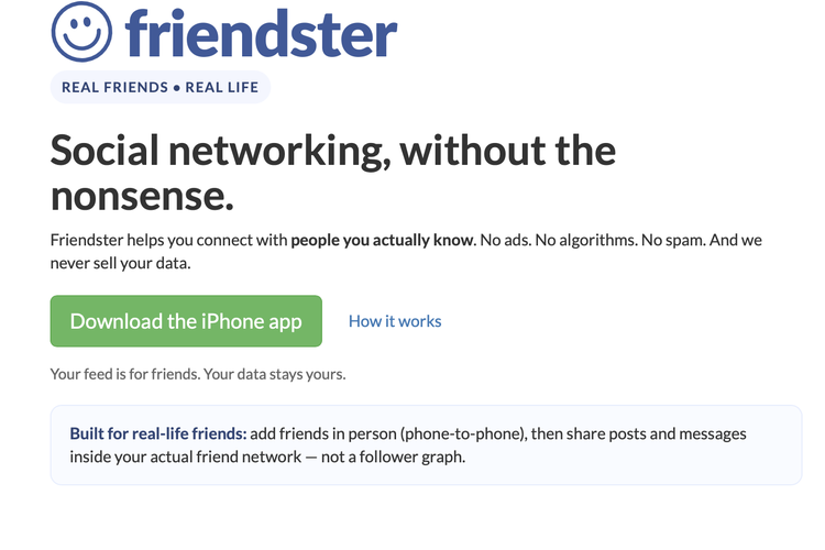 Aplikasi Friendster Rilis di iPhone, Tambah Teman Harus Tempelkan HP