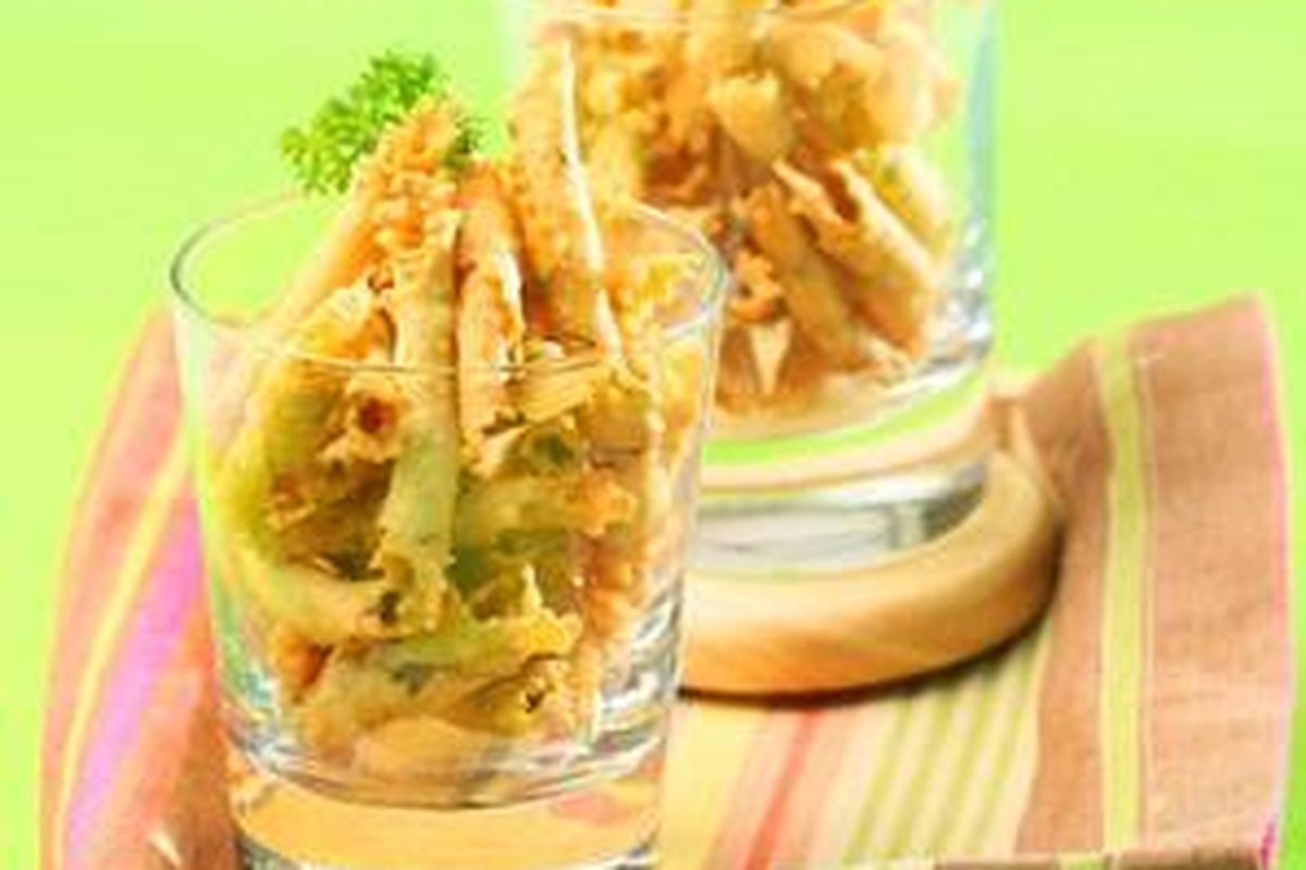 Keripik Bawang Gulung.