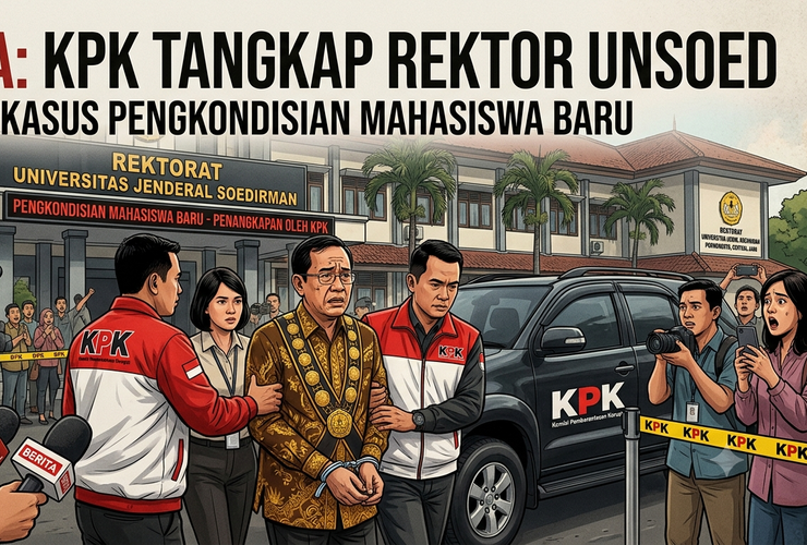 KPK: OTT Rektor Unsoed Terkait Pengkondisian Penerimaan Mahasiswa Baru