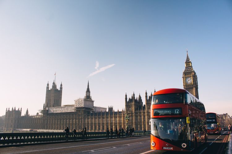 Suasana di London, Inggris.