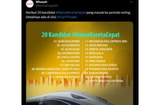 Viral, Unggahan Daftar 20 Calon Nama Kereta Cepat Jakarta Bandung pada 2016, Tak Ada "Whoosh"