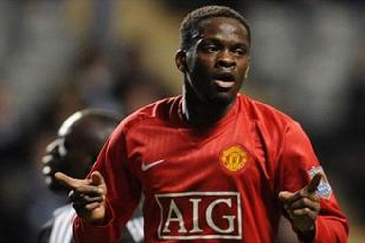 Louis Saha saat membela Manchester United. 