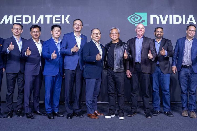 Gambar kemitraan Automotif Mediatek dan Nvidia