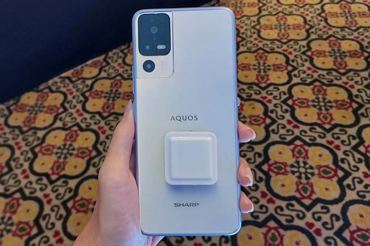 Aquos V7 Plus mengusung panel berukuran 6,745 inci dengan resolusi HD Plus (1.600 x 720 piksel) dan refresh rate hingga 90 Hz.