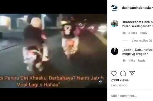 Bertemu Geng Motor Ugal-ugalan di Jalan Raya, Tegur atau Hindari?