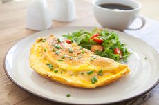 Resep Omelet Keju, Sarapan Praktis Cuma 5 Bahan