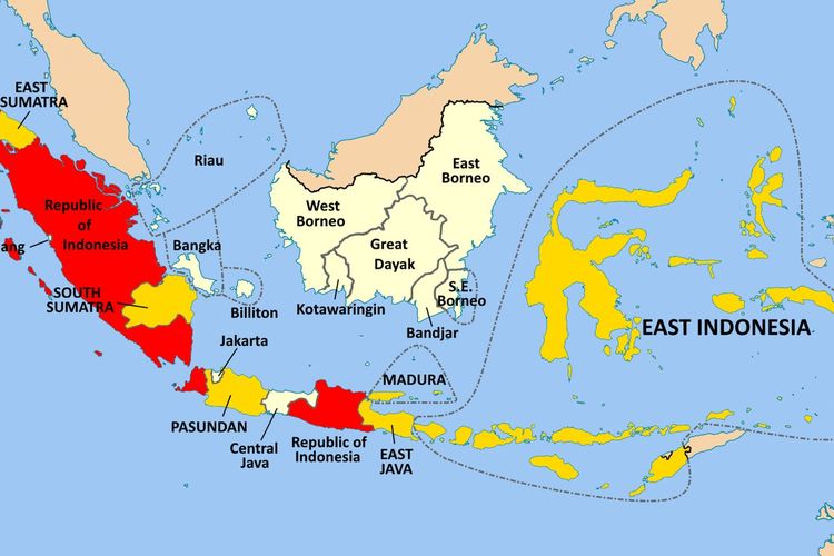 Peta Negara Sumatera Selatan