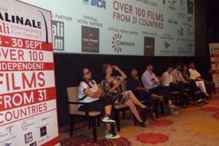Konferensi pers Balinale 2016 di Cinemaxx, fX Lifestyle, Jakarta Pusat, Selasa (6/9/2016).