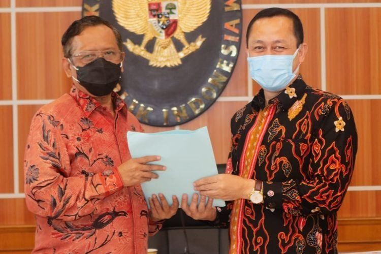 Ketua Komnas HAM Taufan Damanik bertemu Menko Polhukam Mahfud MD untuk membahas ratifikasi konvensi antipenyiksaan.