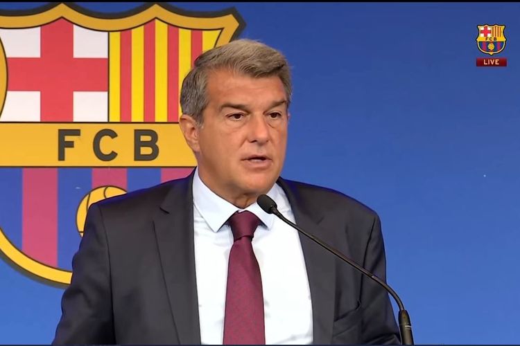 Presiden Barcelona, Joan Laporta.