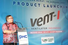 Menristek Luncurkan Ventilator Lokal Karya Anak Bangsa