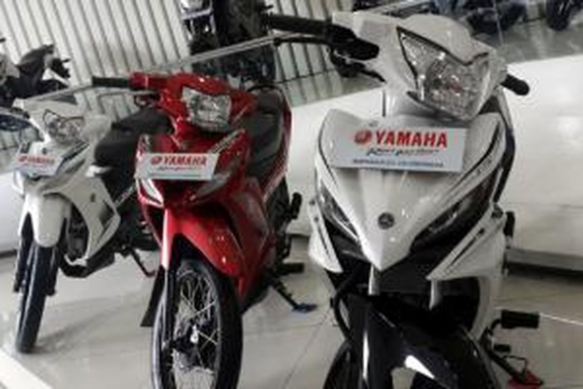 Deretan model bebek Yamaha lainnya, yakni Vega ZR.