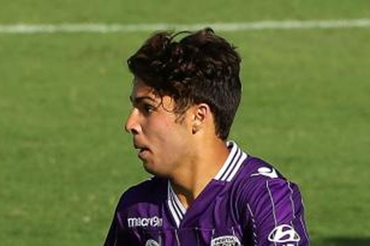 Gelandang Perth Glory Daniel de Silva. 