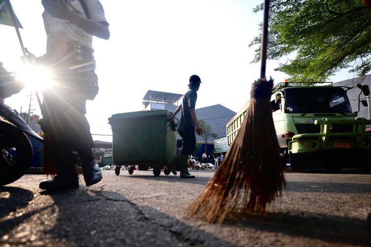 Pengolahan sampah organik di Jakarta.