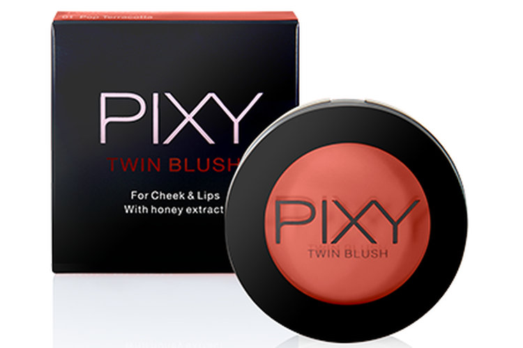 Pixy Twin Blush,  rekomendasi blush on lokal