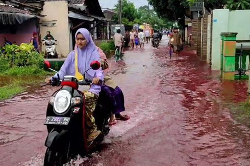 Banjir di Pekalongan Berwarna Merah, Ternyata dari Pewarna Batik yang Sengaja Dibuang