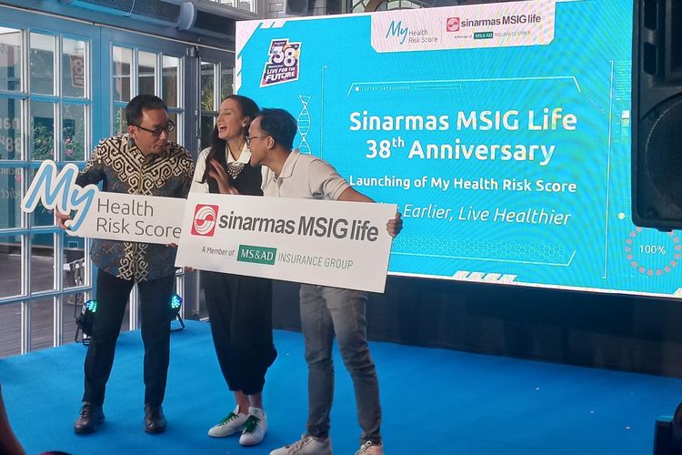 Acara Sinarmas MSIG Life 38th Anniversary - The Launch of My Health Risk Score, Kamis (13/4/2023).