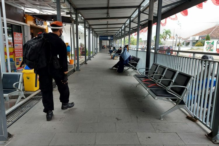 Suasana Stasiun Blitar, Selasa (4/5/2021)