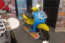 Modifikasi Kalcer Yamaha Grand Filano Bertema Monster Inc. 