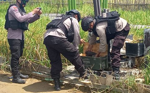 Fisherman Stumbles Upon WWII Bomb in Indonesia's South Kalimantan