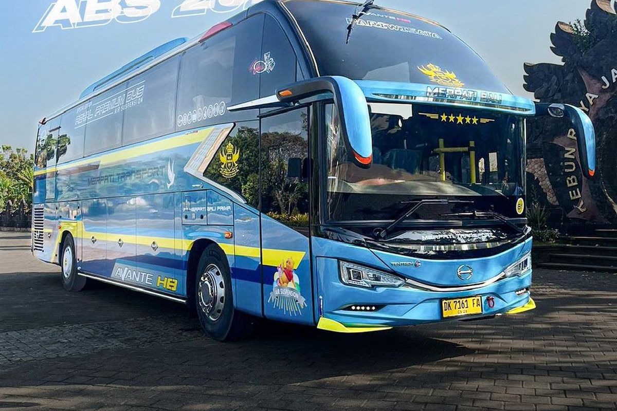 Bus baru PO Merpati Transport